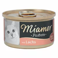 Miamor Pastete konservi kaķiem - pastēte ar lasi 85g