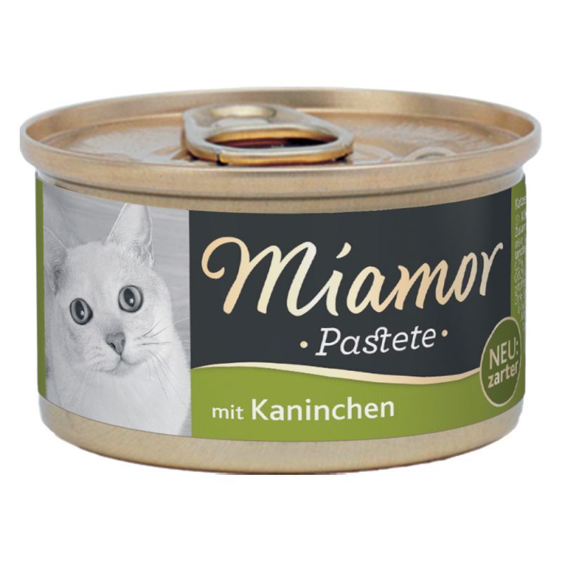 Miamor Pastete konservi kaķiem - pastēte ar trusi 85g