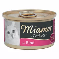 Miamor Pastete konservi kaķiem - pastēte ar liellopu 85g