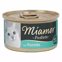 Miamor Pastete konservi kaķiem - pastēte ar foreli 85g