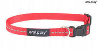 AmiPlay atstarojošā suņu kaklasiksna,M(25-40CM)