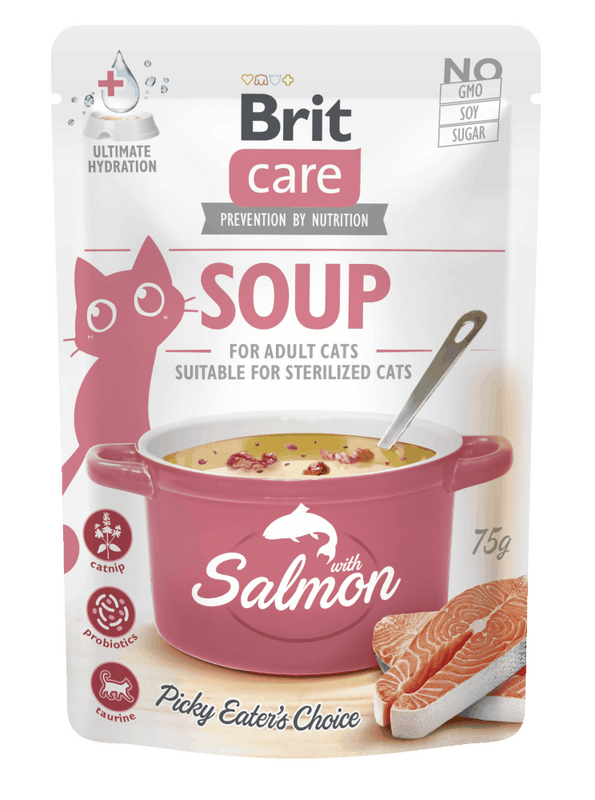 Brit Care Cat zupa ar lasi 75g