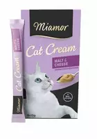 Miamor Malt & Cheese Cream - gardums kaķiem apmatojuma izvadīšanai 15g