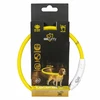 Duvo Plus Flash light ring usb yellow M - USB uzladējamā mirgojošā kaklasiksna