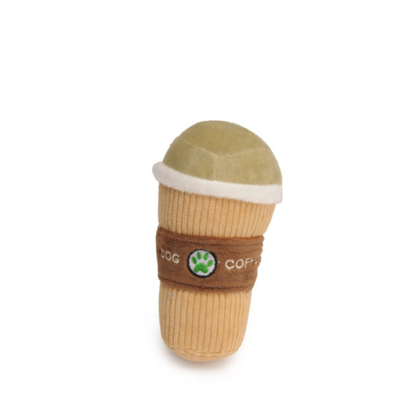 Suņu rotaļlieta - plīša kafija 16cm