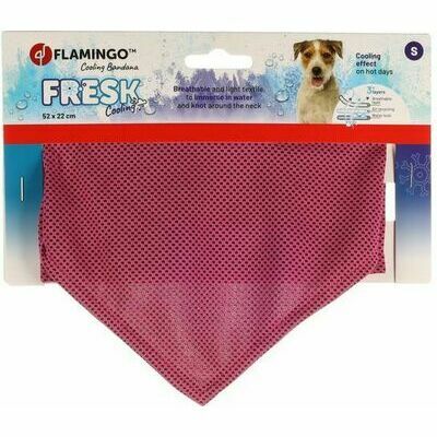 Flamingo FRESK atvēsinoša kakla siksna S PINK 55x22cm