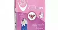VAN CAT Compact Baby Powder - cementējošas smiltis kaķu tualetei ar bērnu pūderi 15kg