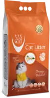 VAN CAT Orange - cementējošas smiltis kaķu tualetei 5kg ar apelsīnu aromātu