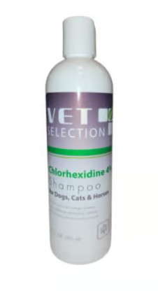 Vet selection Chlorhexidine Shampoo 4% 355ml