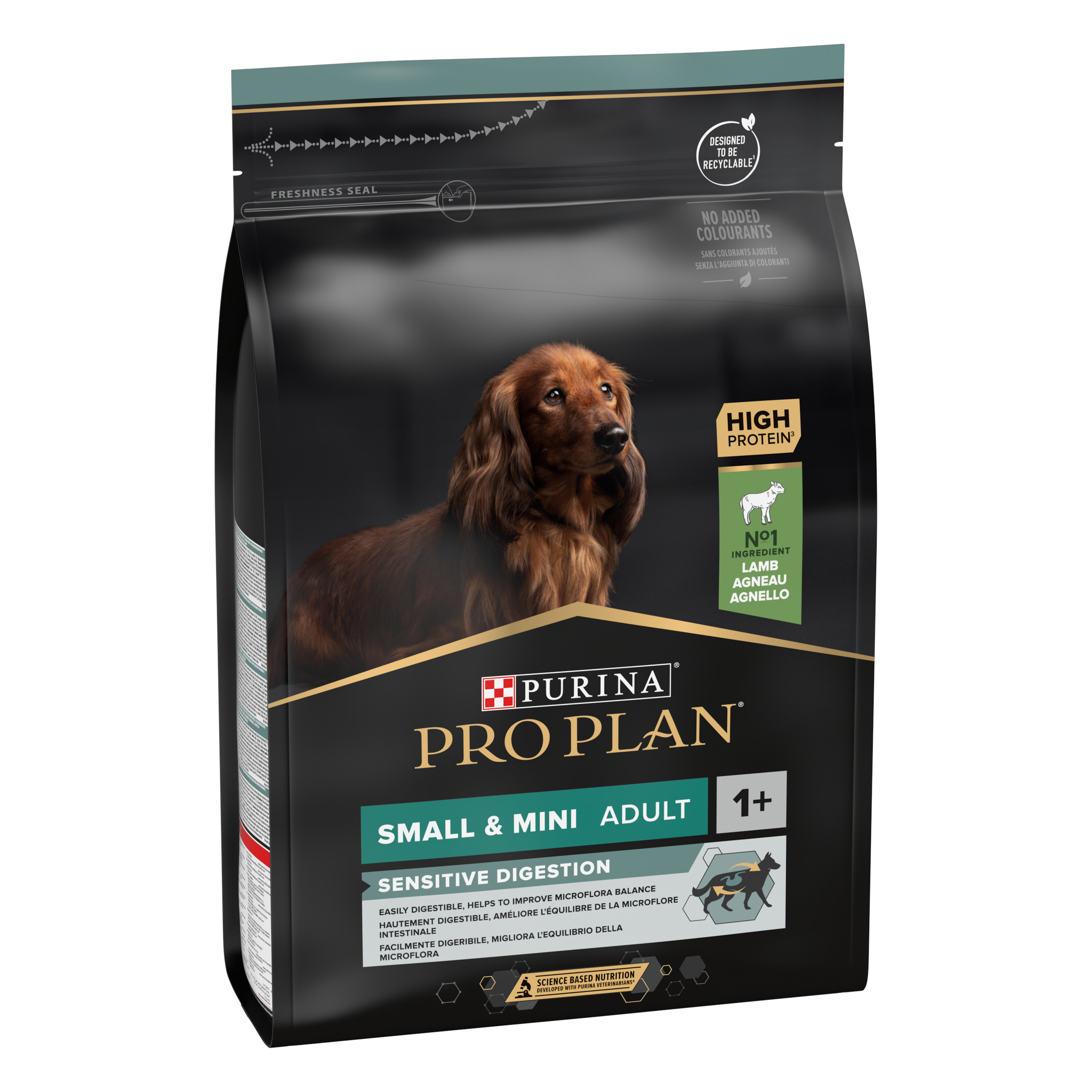 PRO PLAN SMALL&MINI ADULT SENSITIVE DIGESTION sausā barība sunim (jērs) 7kg