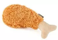 Suņu plīša rotaļlieta cepta vista