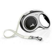 Flexi New Comfort L lente 8 m, black - pavada suņiem