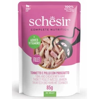 Schesir tuncis, vistas fileja un šķiņķis želejā 85g