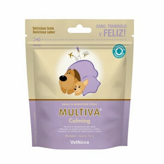 MULTIVA Calming Small & Miniature Dog košļas N25