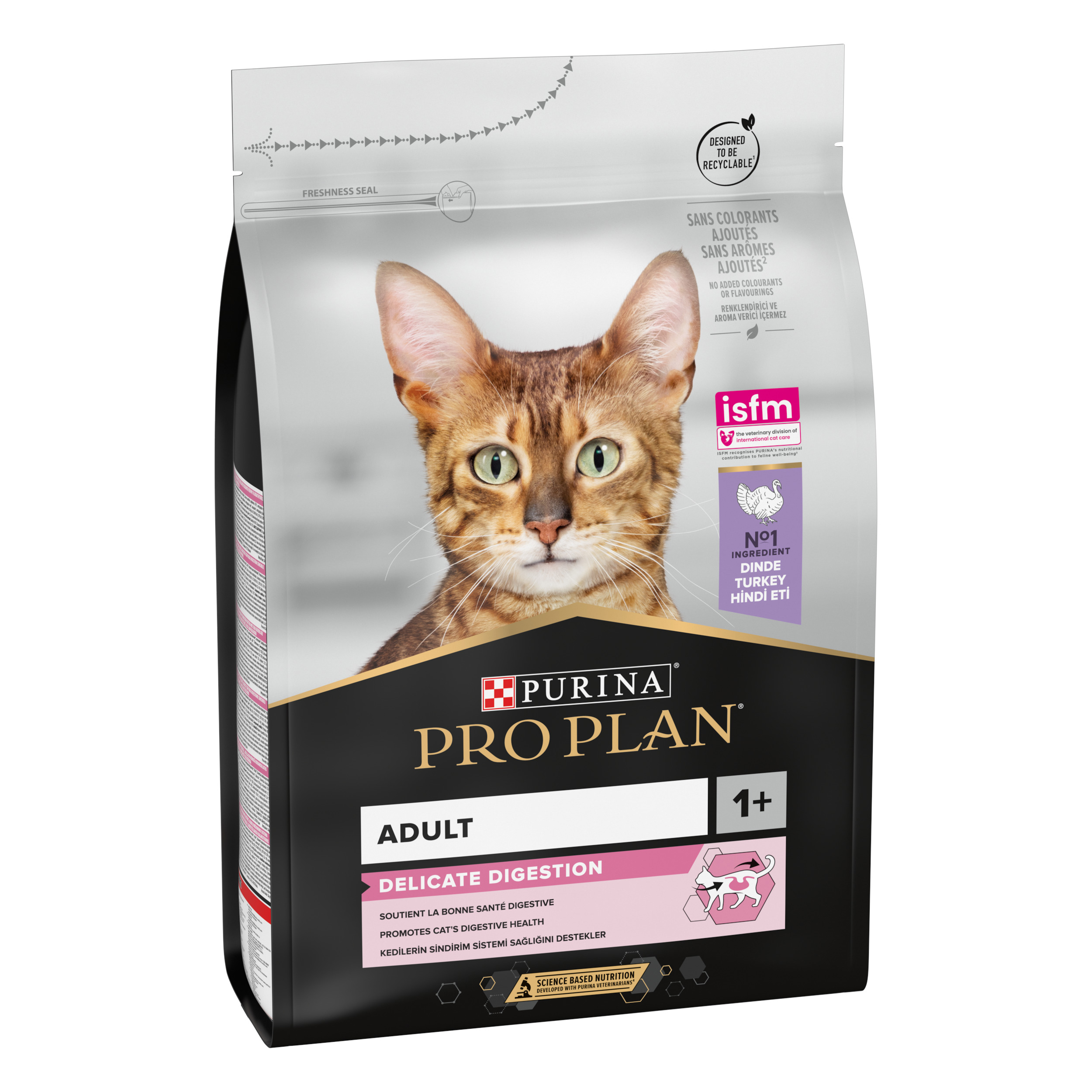 PRO PLAN DELICATE sausā barība kaķiem (tītars) 3kg