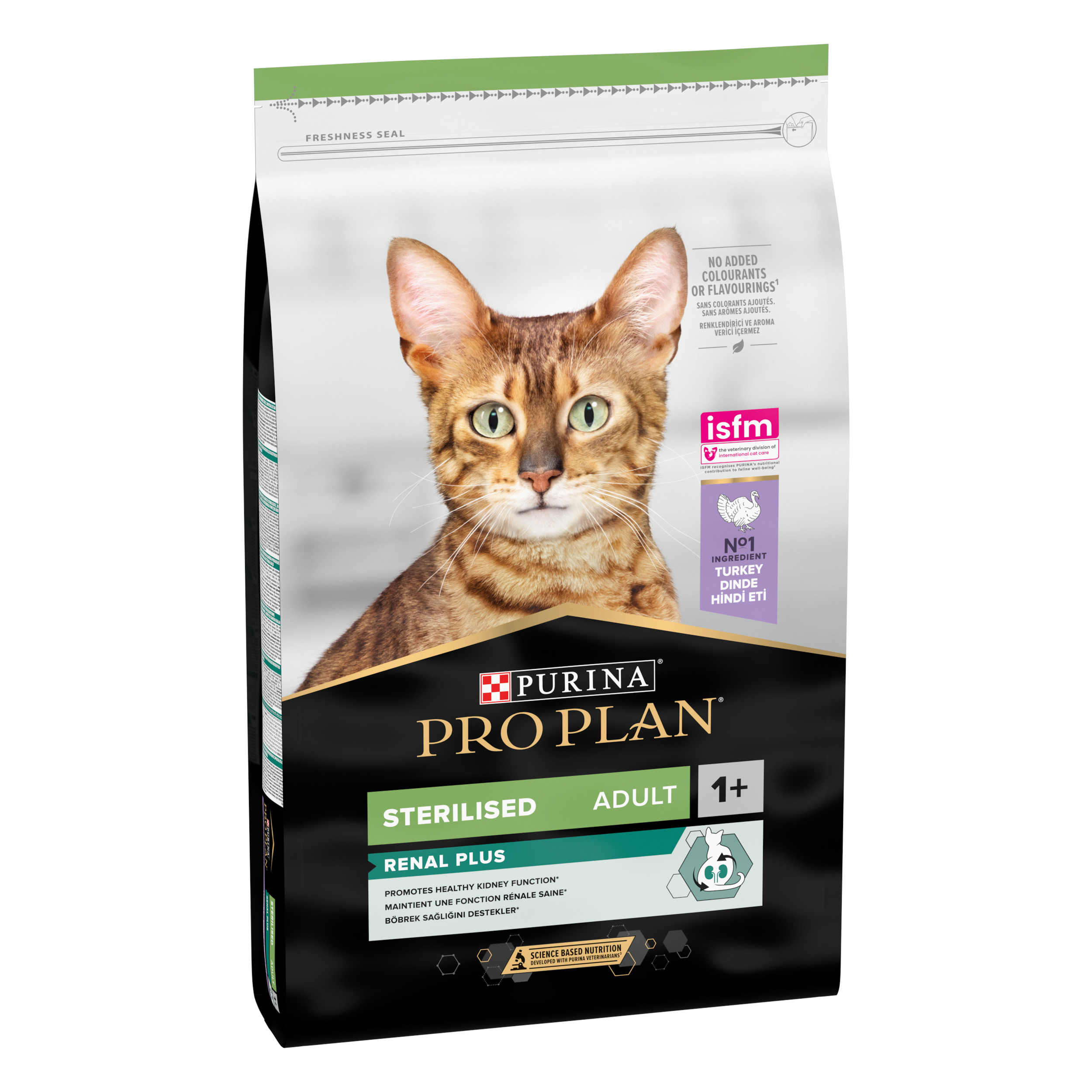 PRO PLAN STERIL RENAL sausā barība kaķiem (tītars) 10kg