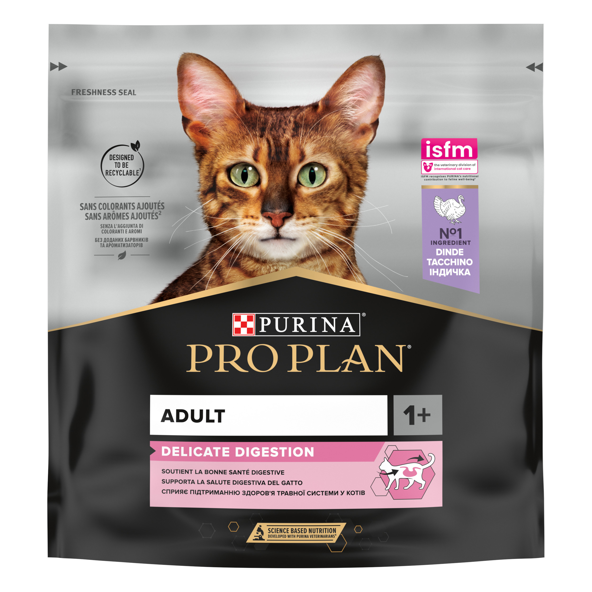PRO PLAN DELICATE sausā barība kaķiem (tītars) 400g