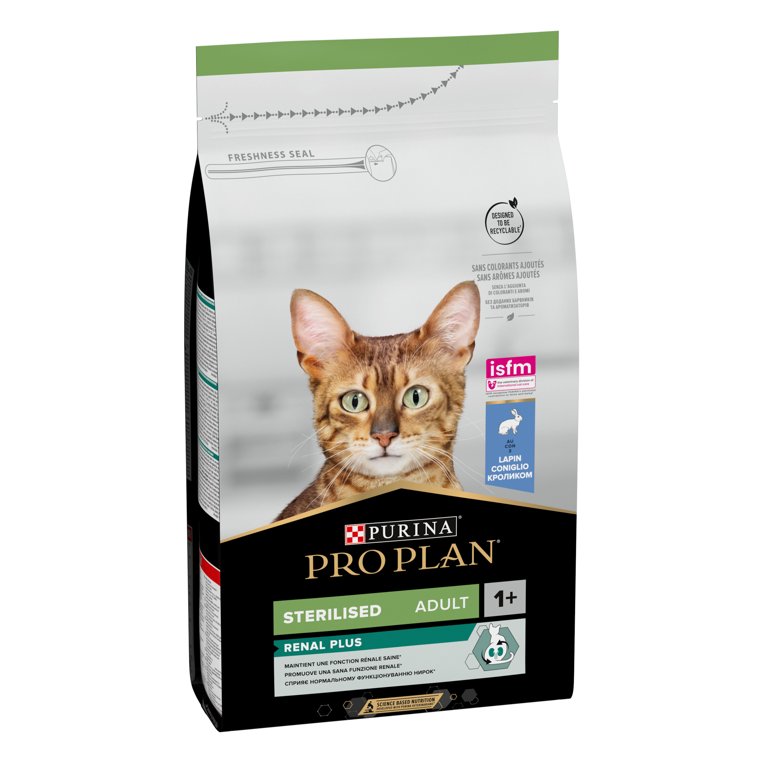 PRO PLAN STERIL RENAL sausā barība kaķiem (trusis) 1,5kg