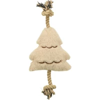 Plīša rotaļlieta - Trixie Xmas tree with rope, plush/rope, 38 cm