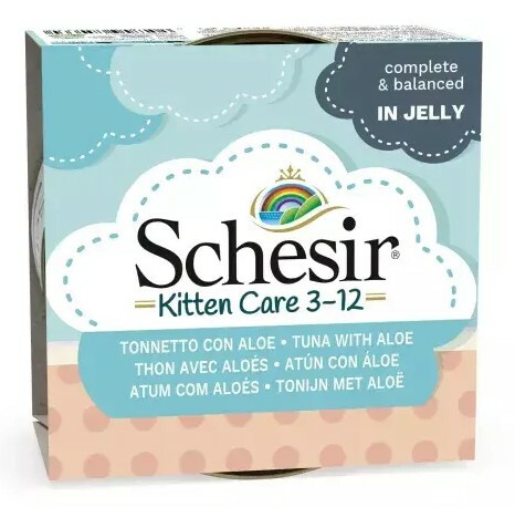 Schesir tuncis un alveja želejā kaķēniem 85g