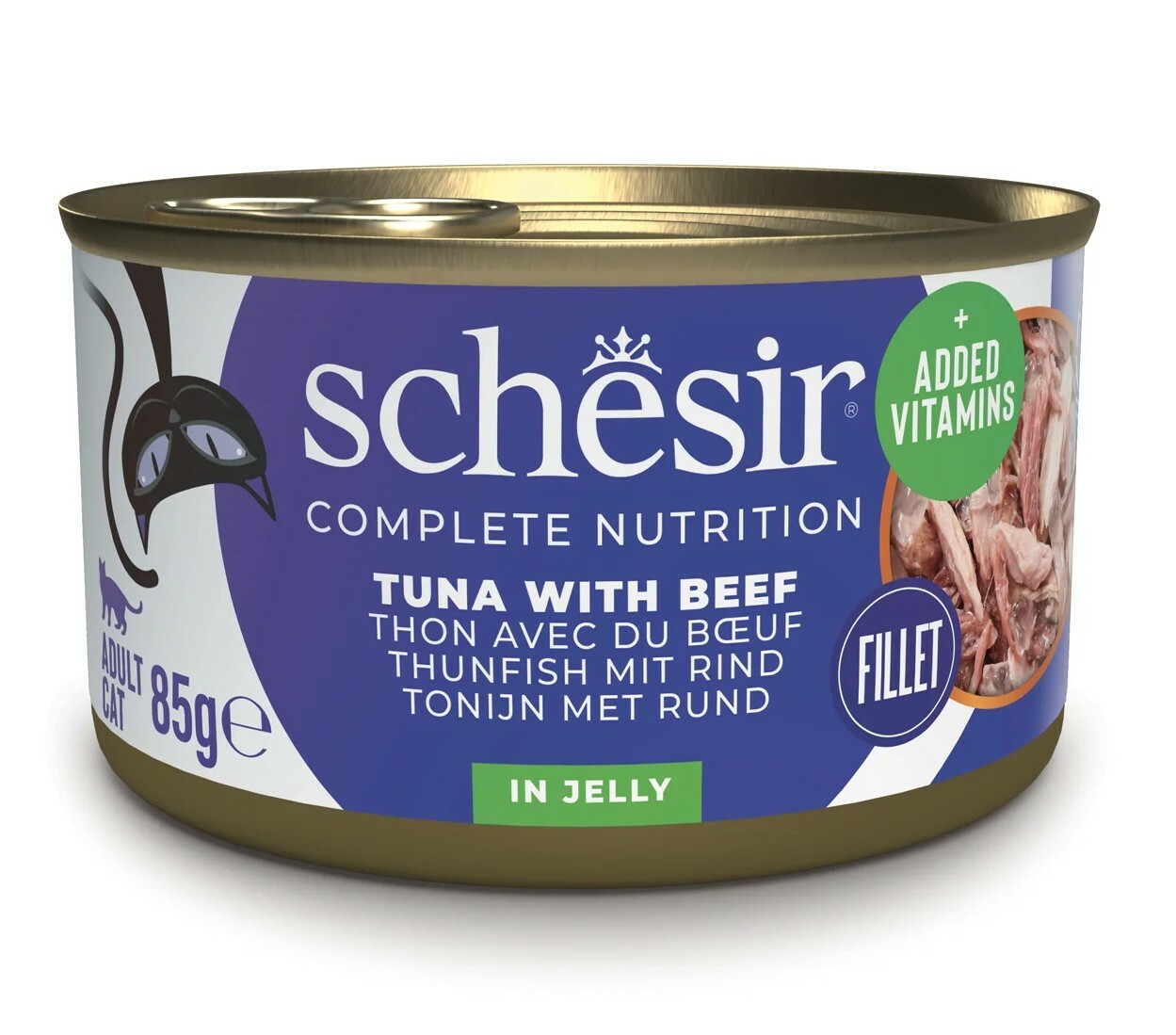 Schesir tuncis un liellops želejā 85g