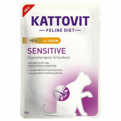KATTOVIT Sensitive pastēte ar vistu 85g