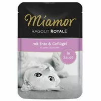 Miamor Ragout Royale konservi kaķiem ar pīli un mājputnu gaļu mērcē 100g