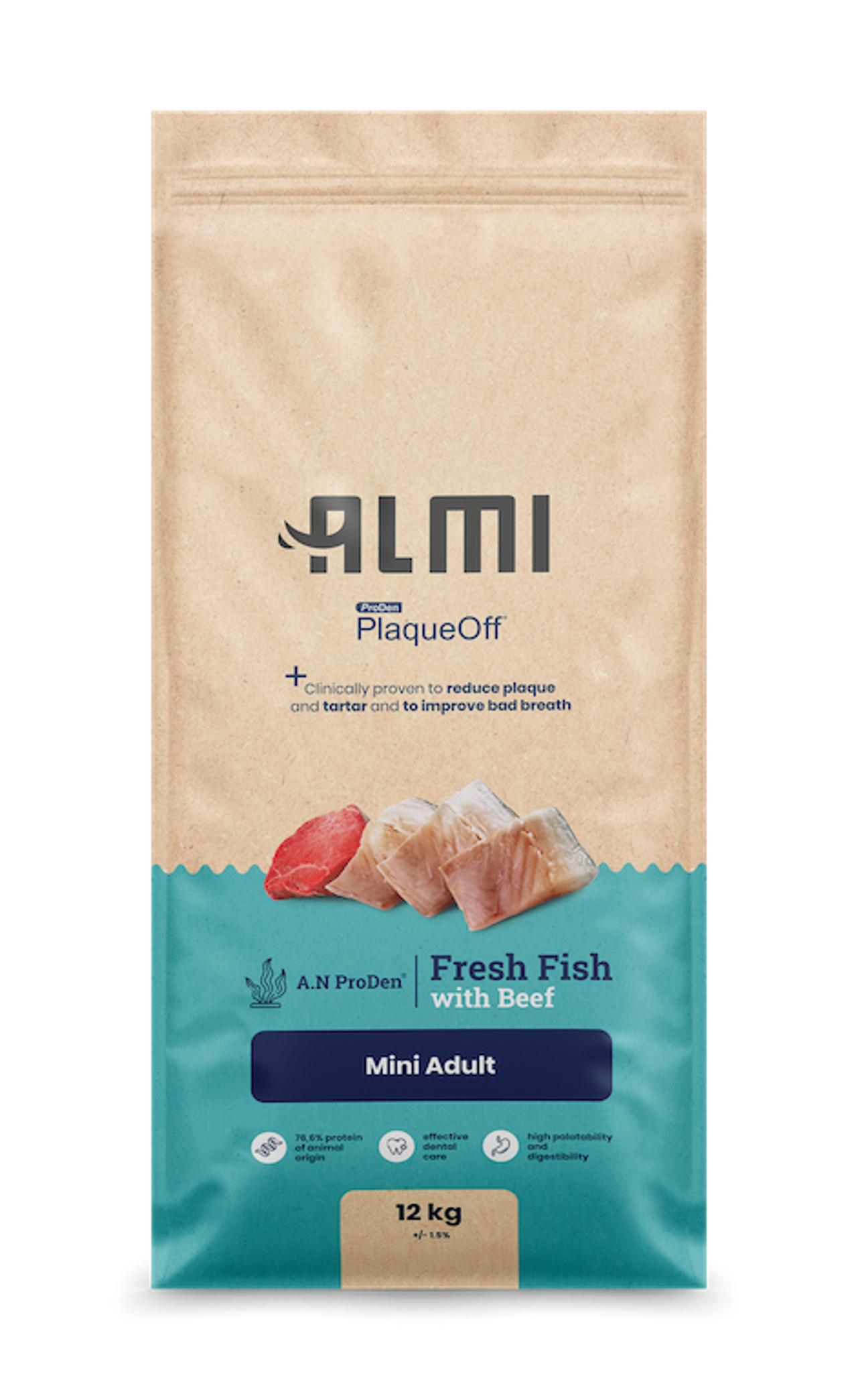 ALMI ProDen PlaqueOff barība pieaugušiem mazu šķirņu suņiem 12kg