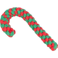 Ziemassvētku rotaļlieta - Trixie Xmas playing rope candy cane , 19 cm