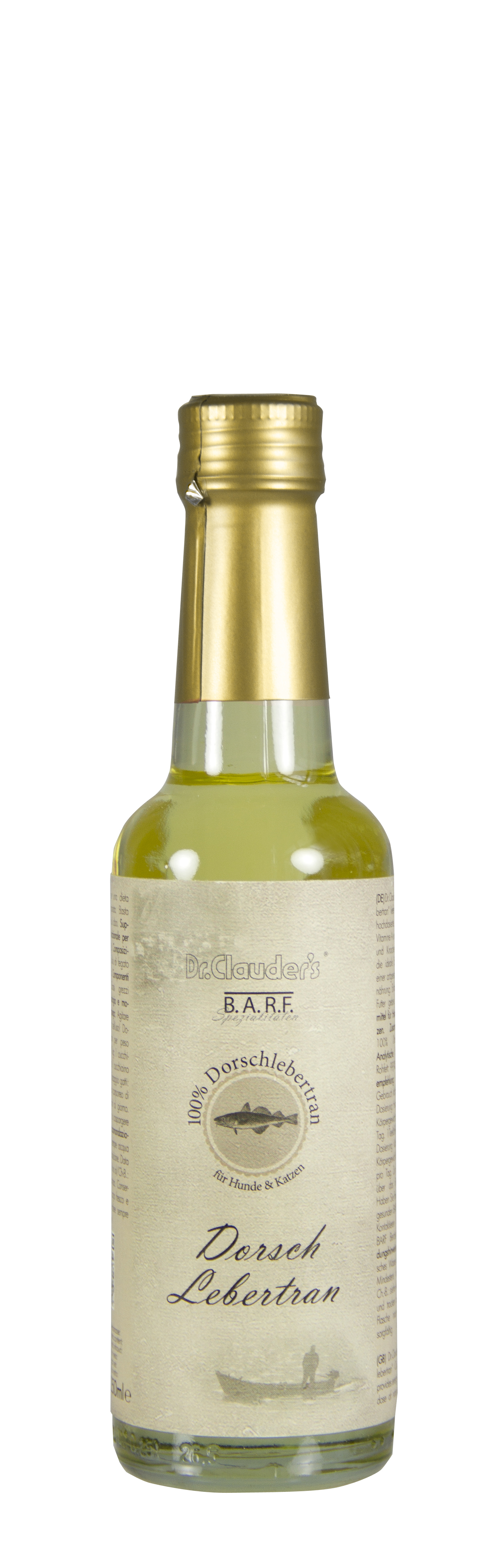 Dr.Clauder`s B.A.R.F.  dabīga mencu aknu eļļa 500ml