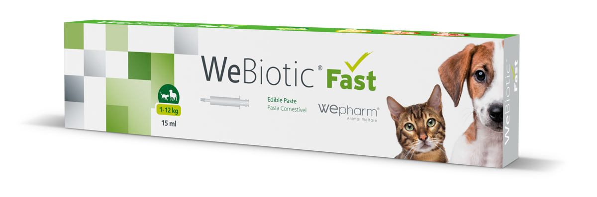 WeBiotic fast pasta maza auguma suņiem un kaķiem 15ml