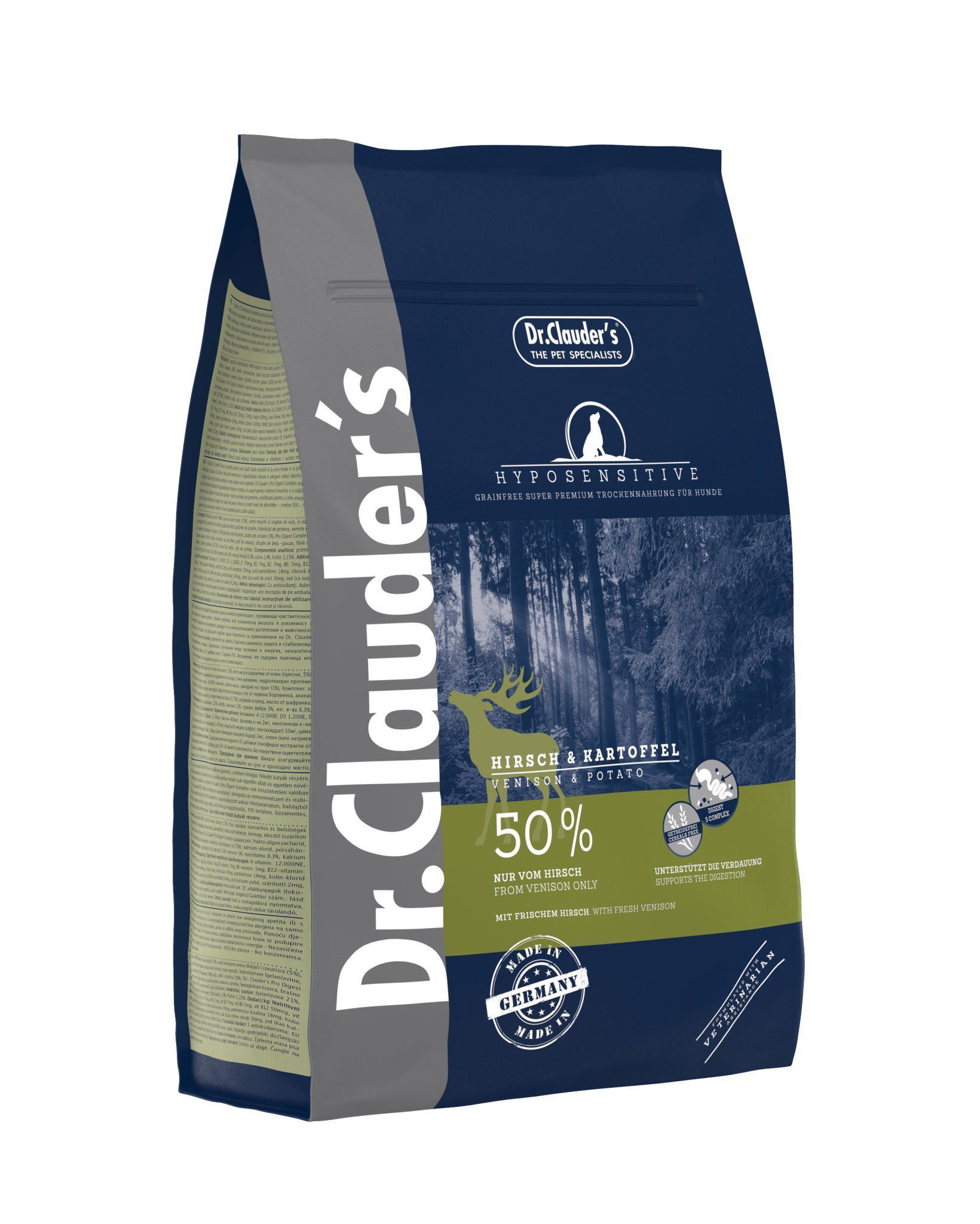 Dr.Clauder´s Hyposensitive Briedis & Kartupeļi 3,5kg