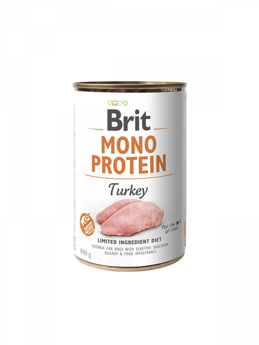 Brit Care Mono Protein Tītars, 400g konservi suņiem
