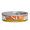 N&D cat bezgraudu konservi ar pīli un ķirbi 6x70g